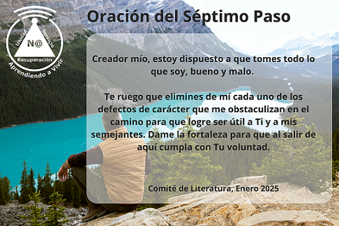 Oración del Séptimo Paso de Neuróticos Anónimos